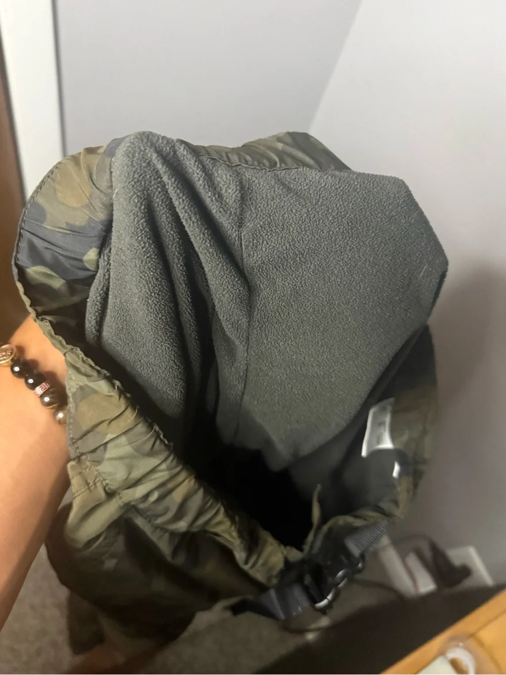 Uniqlo Mens Camouflage Fleece Lined Utility Pants - Picture 4 of 5